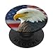 American Flag With Eagle USA Symbol patriotic style grip PopSockets Adhesive PopGrip