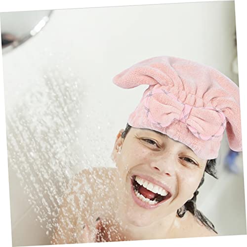POPETPOP Touca De Banho De Microfibra 6 Peças Toalha De Cabelo Para Cabelos Cacheados Secagem Rápida