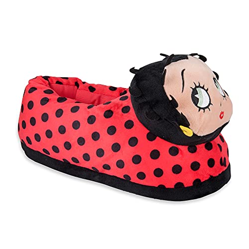 Odd Sox, Betty Boop, Fun Indoor Novelty Slippers, Big Fuzzy Cozy4
