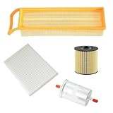 Oil Fuel Cabin Air Filter 4Pcs/Set for Peugeot 301 1.6 2013 for Citroen C3-XR Elysee 1444VH