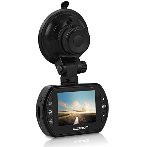 AUSDOM Dash Cam AD170 with 1080P FHD,G-Sensor, Loop-Cycle Recording,WDR