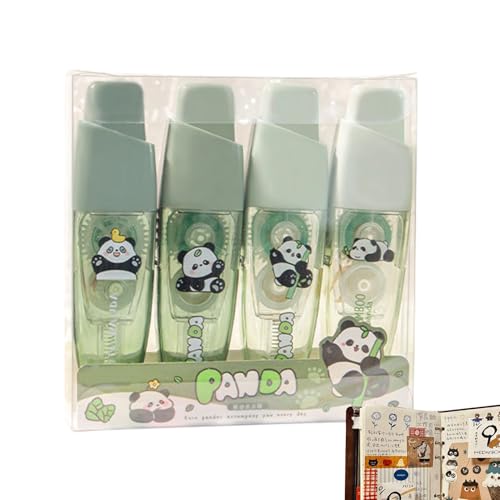 Imagen de Rodillo de Cinta Adhesiva Adhesión Rápida Manualidades Portátiles Dispensador De Pegamento Con Aplicador Adhesivo para Niñas Adolescentes Maestros Diario Papel Tarjeta Foto Oficina