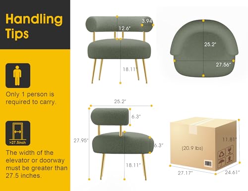 Sillón plegable peluche verde menta miniatura 2