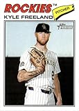 2026 Topps Heritage #92 Kyle Freeland Colorado Baseball Card - Sportscard Superstore