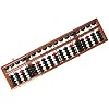 17 Digits Wooden Standard Abacus Chinese Calculator Counting Math Learning Tool Beginners