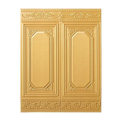 bacedifo PVC Wall Panels Odorless Water Proof Thick Foam Walls Decor 10 Pieces Self-Adhesive Modern Minimalist Noiseless-reducing Wall-Tiles 27.6x35.4