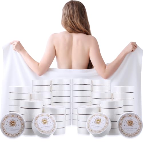 Nuenen 50 Pack Compressed Bath Towels 55.1 x 27.5 Disposable Large Bath Towel Reusable Suitable for Hotel Camping Sports Hiking Beach Swimming Vacation