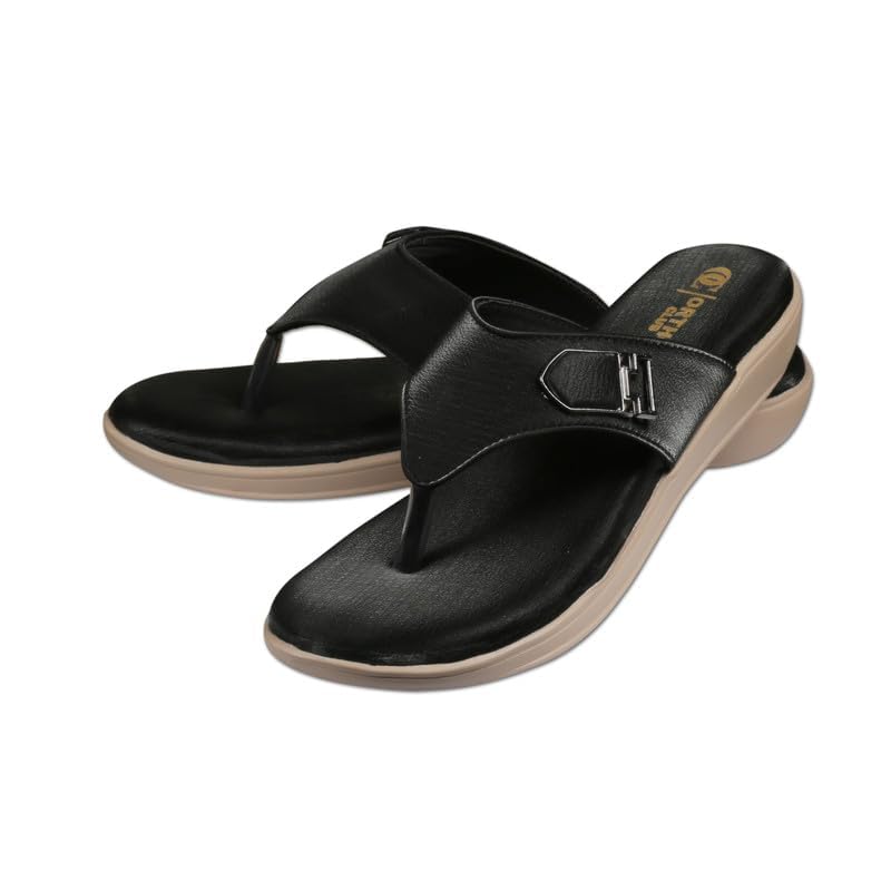 Image of ORTHO CLUB Fancy doctor slippers | Stylish chappal for women | Comfortable flat sandals for women stylish