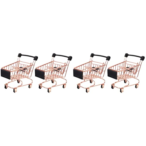Kisangel Shopping Carts For Groceries Toddler Toys Toys Toys Toys 4 Pcs Mini Supermarket Mini Grocery Cart Supermarket Cart Toys Handcart Small Shopping Stroller Toys Toys Baby Stroller #TOP4