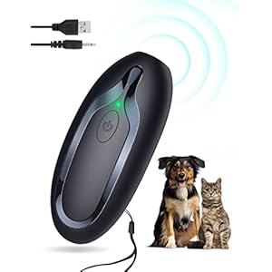 Anti Barking Device, Handheld Stop Dog Barking Device, Rechargeable Dog Training Aid Anti Bark Tool with 16.4ft Effective Range, Safe Mini Dog Barking Deterrent Devices for Small Large Dogs Outdoor