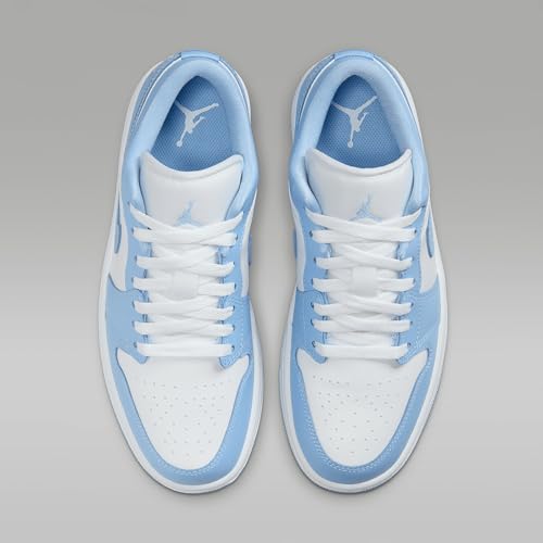 Air Jordan 1 Low Women's Shoes (DC0774-142, White/Aluminum)4