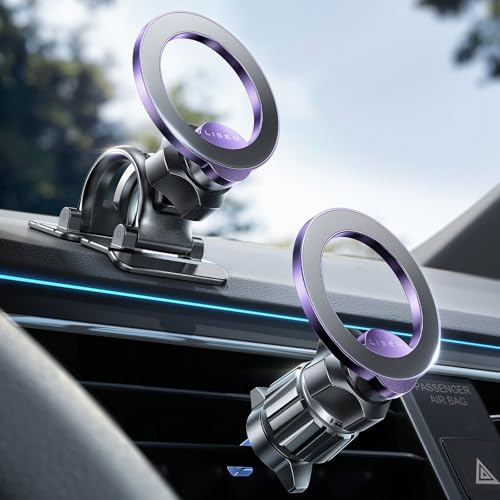 LISEN for MagSafe Car Mount [2026 Strong Magnets] Magnetic Phone