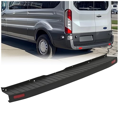 ECOTRIC Rear Bumper Cover Step Plate Compatible with 2015-2022 Ford Transit 150 250 350 Passenger Vans Med/High Roof Rear Bumper Top Pad Replacement for FO1190108