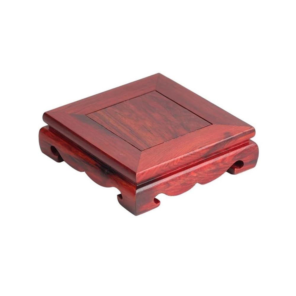 V2t9R4m7 Bonsai pot stand Square Rosewood Display Stands Teapot Vase Bonsai Base for Home Office Decoration Bonsai display stand