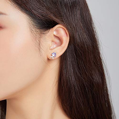 Boucles d'oreilles poisson en argent 925 symbole de bonheur