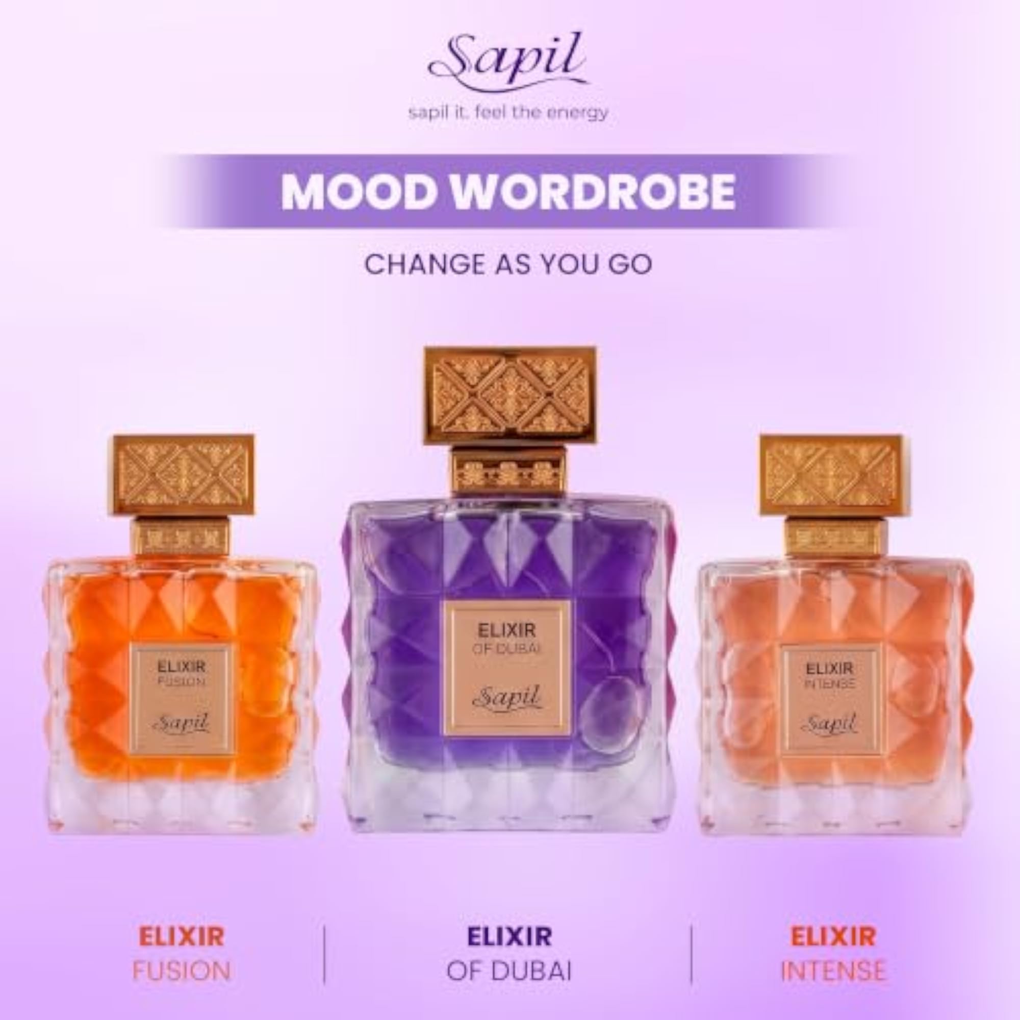 Elixir of Dubai Eau de Parfum for Unisex, 100ml