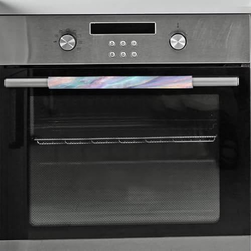 Image of Refrigerator Door Handle Covers Set of 2 Color Marble Texture Washable Fridge Dishwasher Mocrowave Oven Stove Decor Protector Handle Cover Keep Kitchen Appliance Clean from Food Stains Decorate