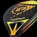 Dunlop Sports Inferno Carbon Extreme Padel Racket, Black/Orange/Yellow