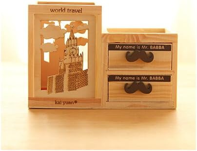 Exquiste Artwork Europe Castal Collection Pen Organizer Desk Sorter Room Dec