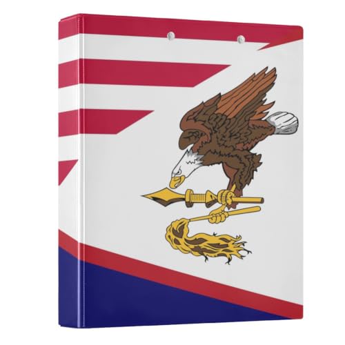 Classeur porte-bloc anneaux en D 3,8 cm drapeau Samoa