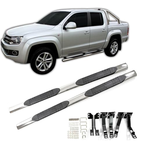 Marche-Pieds Latéraux Ovales pour Volkswagen Amarok 2010-2022
