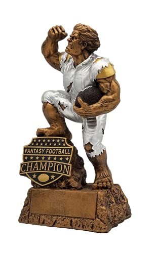 Decade Awards Fantasy Football League Champion Monster Trophy - Ffl Beast Award - Customize Now (6.5 Inch Tall) #TOP3