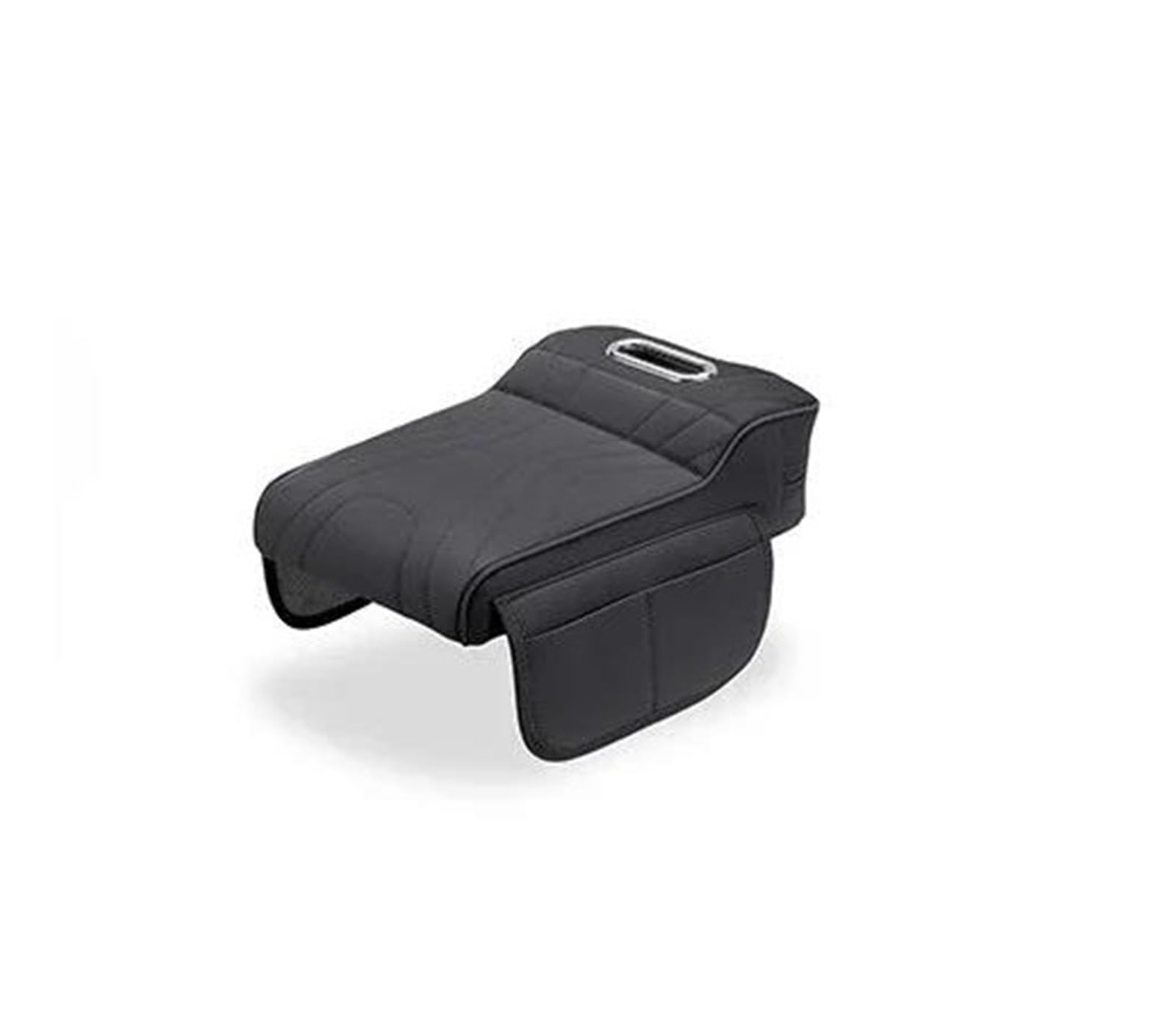 Armrest Organiser Tray For Jaecoo For J7 For JETOUR T2 For Haval H9 2rd 2024-2025 Car Armrest Box Height Increase Pad With Storage Bag HIMIUSIKTC(Black)