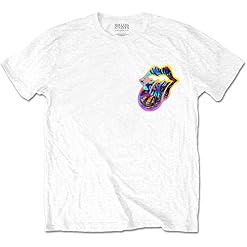 The Rolling Stones Sixty Gradient Text Blue Officiel T-Shirt Hommes Unisexe - Les Beatles, Paul McCartney, John Lennon, RIngo Starr, George Harrison