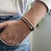 Unisex Adjustable Rope Bracelet - Durable Waterproof Surfer Fashion Bracelet for Men - Handmade Paracord Bracelets - Survival Adjustable Bracelet - Bracelets for men and Women (Khaki)