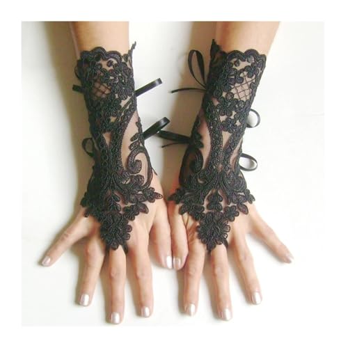 Wedding Fingerless Gloves Lace Gloves Mittens Accessory