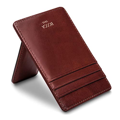 Bosca Old Leather RFID Blocking Front Pocket Wallet with Magnetic Money Clip - Leather Wallet for Men3
