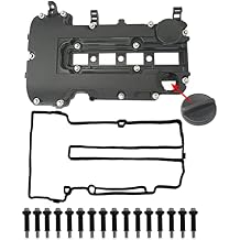 Engine Valve Cover with Gaskets, Bolts & Oil Filler Cap Compatible with 2011-2020 Chevy Cruze Sonic Trax Volt | Cadillac ELR | Buick Encore 1.4L Turbo Replace# 55573746 25198498 264-968 25198874