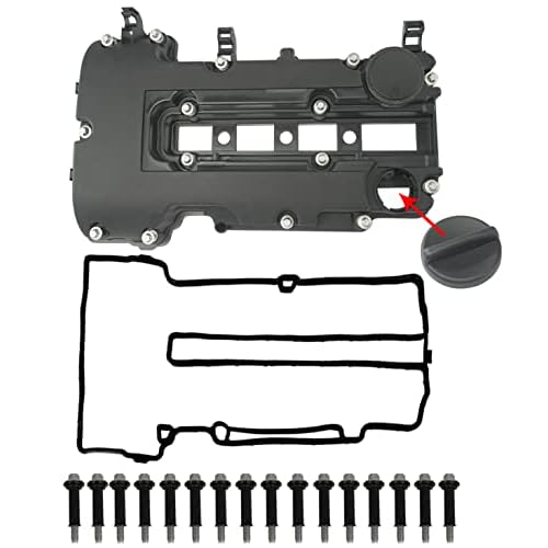 Engine Valve Cover with Gaskets, Bolts & Oil Filler Cap Compatible with…
