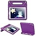 HDE Case for iPad 9.7 inch 2018 / 2017 Kids Shock Proof Bumper Cover Stand with Handle for New 6th Gen Apple Education iPad (Integrated Apple Pencil Holder) and 5th Generation iPad 9.7" - Purple