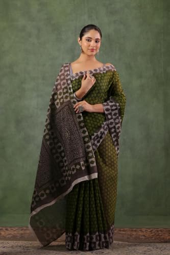 Image of TAMAIRA FASHION Mulmul Pure Cotton Saree For Woman |Office Wear Daily Wear Sarees For Women Without Blouse Piece(Available in 15 Colours)