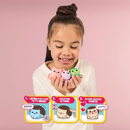 Little Live Pets 26517 Needees | Interactive Wearable Take-Anywhere Electronic Toy That Responds To Care thumb #2