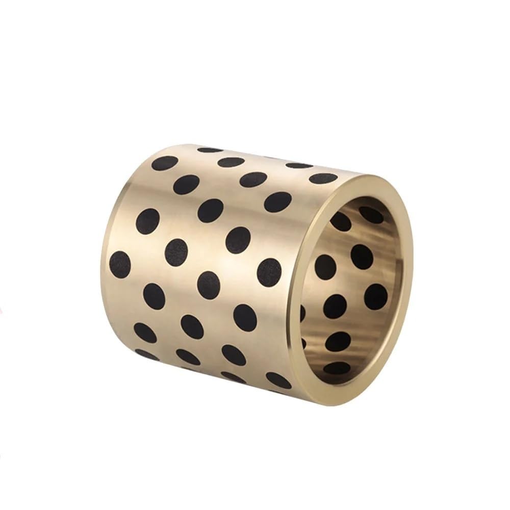 2pcs Graphite Linear Bearing Copper Sleeve for LM4/LM5/LM6/LM8/LM8S/LM10 - Solid Lubrication Oil-Free Bushings(8x15x17mm)