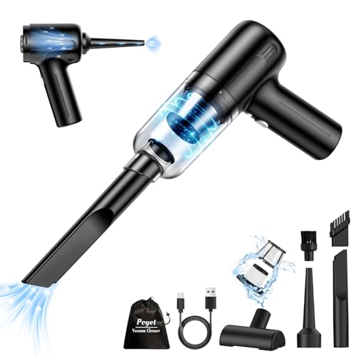 Mini Car Vacuum Cleaner,Handheld Vacuum Cordless,2 in 1 Rechargeable Vacuum Cleaner & Blower,Small Wireless Car Vacuum with 6000Pa Suction Power,Dust Buster,Portable Hoover Vacuum for Car Home Office Mini Car Vacuum Cleaner,Handheld Vacuum Cordless,2 in 1 Rechargeable Vacuum Cleaner & Blower,Small Wireless Car Vacuum with 6000Pa Suction Power,Dust Buster,Portable Hoover Vacuum for Car Home Office