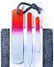 Genuine Czech Glass Nail File Set - Two-Sided Different Grit Surface, Callus Remover Foot Rasp, Manicure & Pedicure, Professional Nail Care, Wet & Dry Use, Cotton Towel, EU Quality (Orange Magenta)