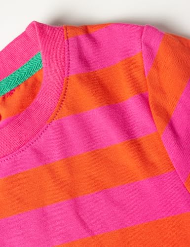 Toddler Girl Cotton Long Sleeve Casual Halloween Christmas Cartoon Tunic Playwear Basic Striped Jersey Dresses3