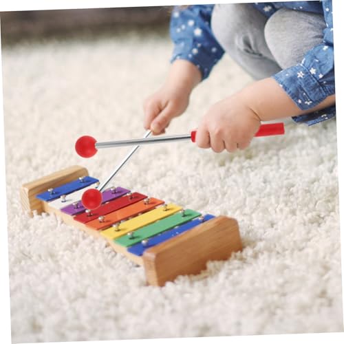 TOYANDONA 1 par de baquetas livianas para tambor de lengua, manejas para percusión para marimba y xilófono para músicos y principiantes miniatura 4