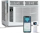 6000 Btu U-Shaped Window Air Conditioner, WiFi & App Control, Ultra Quiet, Enabled Saddle Window AC Unit Cools Up to 300 Sq. ft, Cooling, Dehumidifier, Flexible for Home/Office