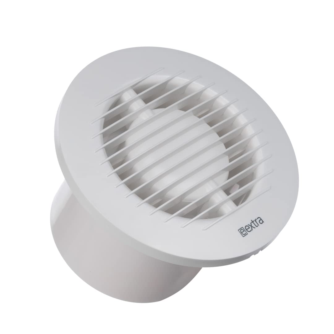100mm Badkamerventilator met Timer en Vochtigheidssensor
