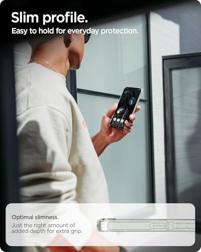 Image of Spigen for Google Pixel 10a (2026) Case, Ultra Hybrid MagFit, Transparent Clear Cover, Pixelsnap Ready (TPU+Poly Carbonate) - Clear White