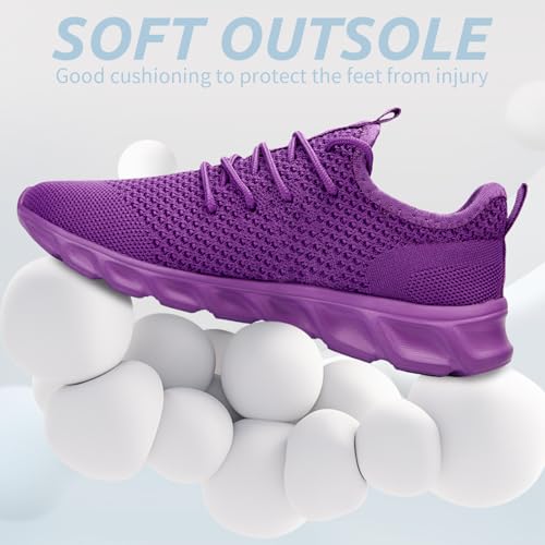 Image of Running Womens Shoes Fashion Walking Sports Gym Tennis Breathable Slip on Ladies Non Slip Lightweight Jogging Sneakers