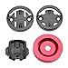 Soporte del velocímetro para Bicicleta, Soporte para computadora, vástago, Tapa Superior, cronómetro para Bicicleta, Soporte para velocímetro GPS, para Garmin, para Cat Eye, para Bryton(Red)
