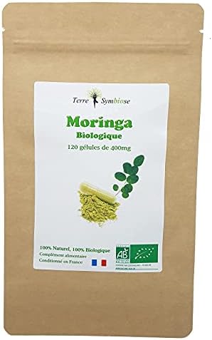 Moringa Biologique - 120 gélules de 400mg - Energie