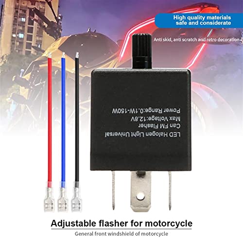 Relé intermitente LED de alta potencia universal para regular la frecuencia en motos y coches 3