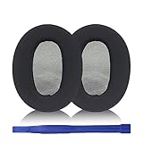 Adhiper MDR-1AM2 イヤーパッド 交換用ヘッドフォンパッド イヤーパッド イヤーパッド イヤーマフ MDR-1AM2 ヘッドフォンに対応 ヘッドフォンパッド (ブラック/アイスシルククロス)')