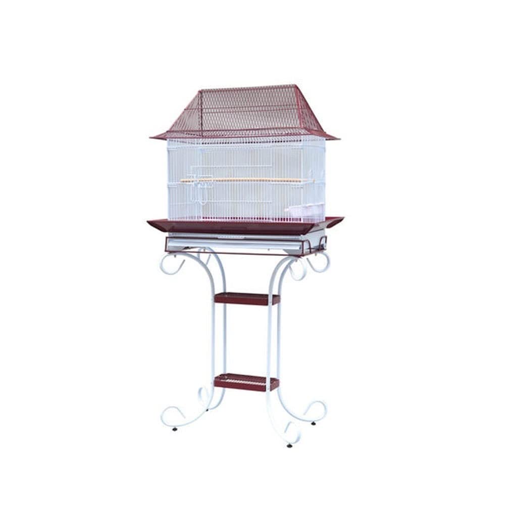 Suministros para Aves Jaula for Loros domésticos, Jaula for Mascotas, Jaula for cría de Loros, se Puede Decorar Individualmente, Adecuada for Canarios de Loros pequeños Parque Infantil para Pájaros